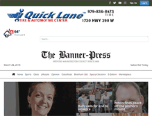 Tablet Screenshot of brenhambanner.com